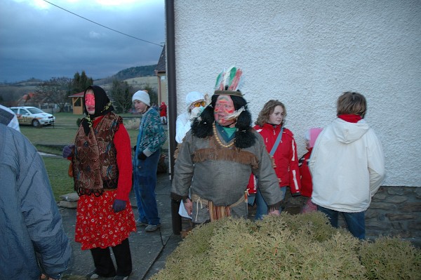 Masopustní průvod obcí 2008